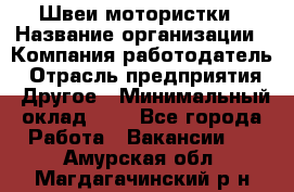 Швеи-мотористки › Название организации ­ Компания-работодатель › Отрасль предприятия ­ Другое › Минимальный оклад ­ 1 - Все города Работа » Вакансии   . Амурская обл.,Магдагачинский р-н